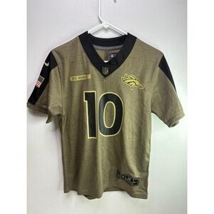 Youth Dallas Denver Broncos Jerry Jeudy Nike Olive Salute To Service Game Jersey